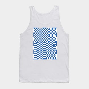 Checkerboard Pattern - Blue 2 Tank Top